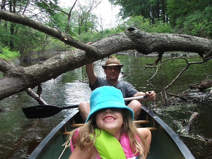 canoeing - cmr klea Tim S july 7 2006 french river trail - what we didnt go over or around we went under.jpg